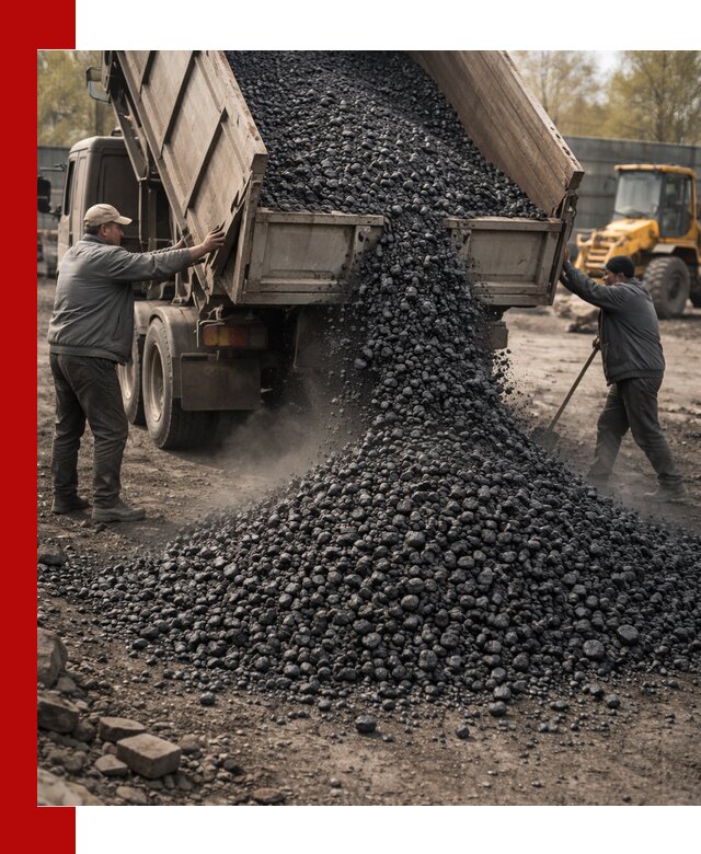 Доставка угля семечка самосвалами в Дивногорске