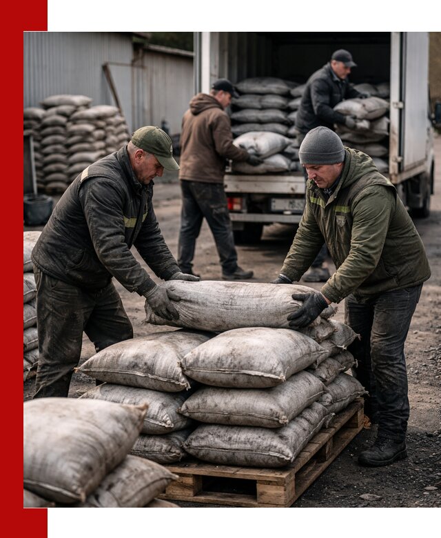 Доставка угля в мешках по выгодным ценам в Дивногорске