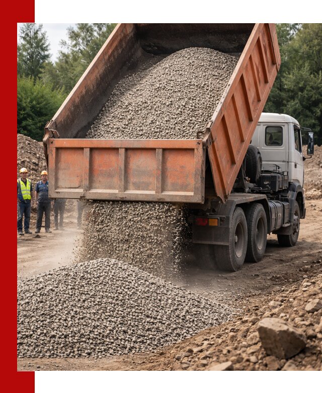 Доставка сыпучих материалов самосвалом в Дивногорске быстро и надежно