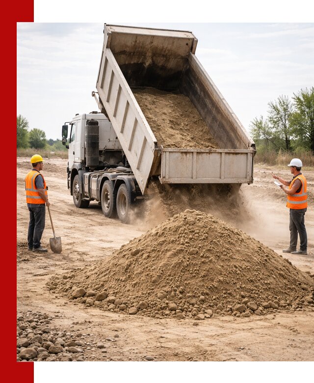 Доставка самосвалом 15 кубов в Дивногорске за город и по городу