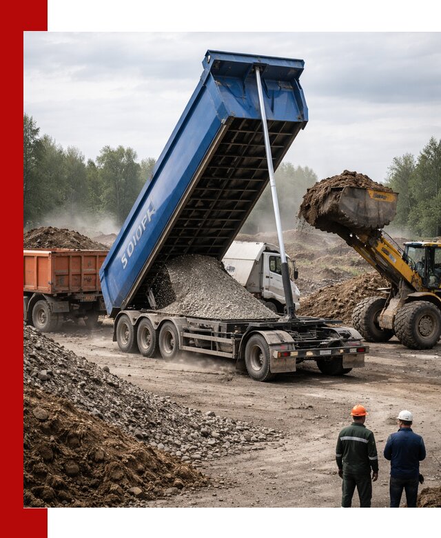 Аренда тонар 40 тонн в Дивногорске с доставкой материалов