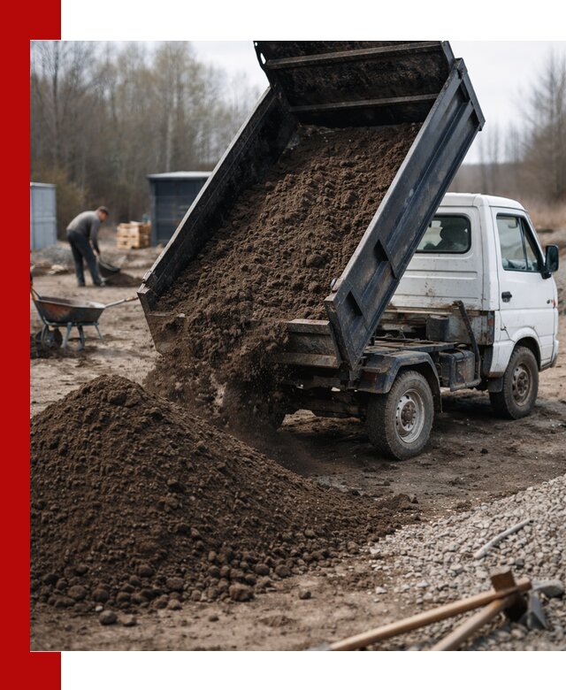 Аренда минисамосвала в Дивногорске для доставки сыпучих материалов