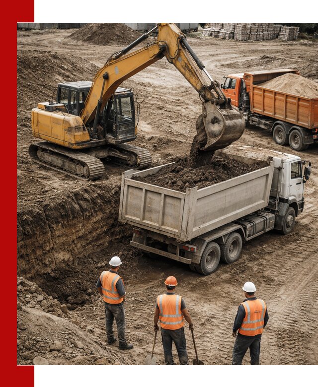 Разработка грунта для строительства и благоустройства в Дивногорске