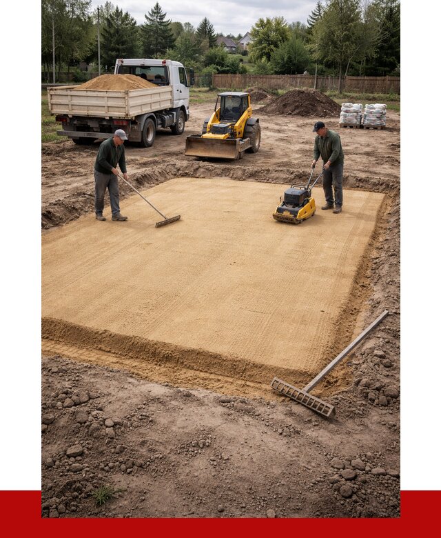 Устройство песчаной подушки в Дивногорске от 4550 р. ПРОНЕРУДДвн