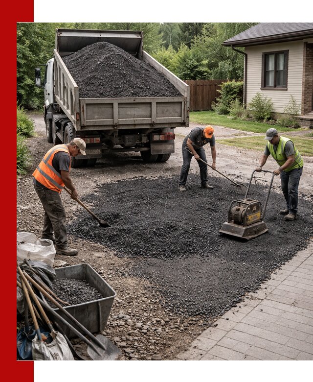 Асфальтовая крошка для двора с доставкой в Дивногорске